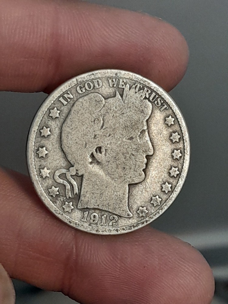 1912- D BARBER HALF DOLLAR #1