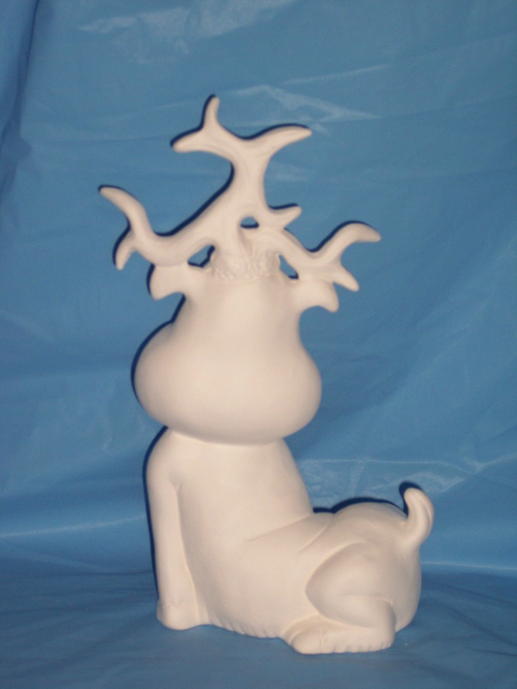 Ceramic Bisque~~ready to paint~~~ Santa Jerome's Reindeer
