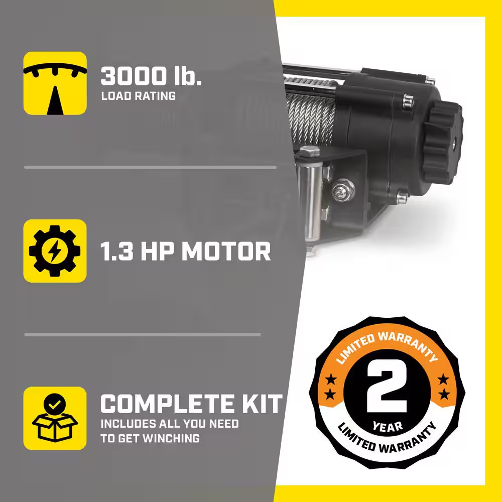 3000 Lbs. Winch Kit