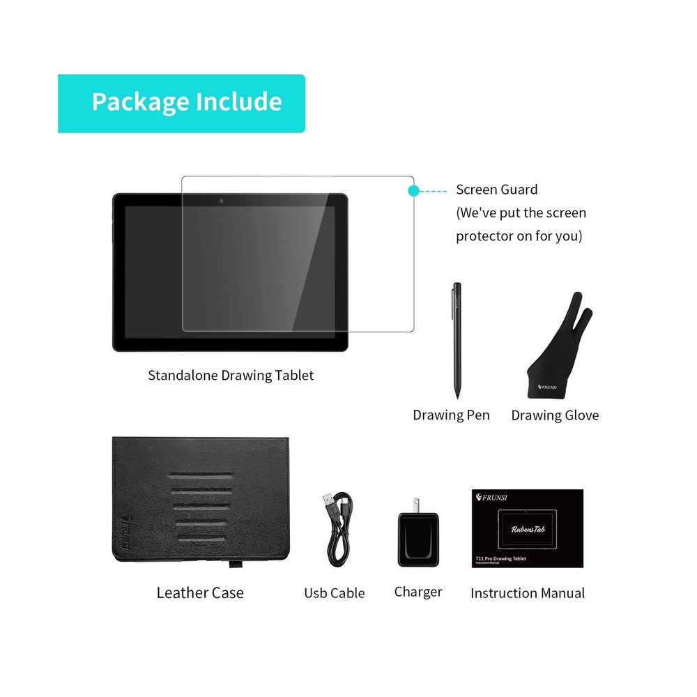 Standalone Drawing Tablet,10.1 inch Drawing Tablet with Screen, No Computer N...