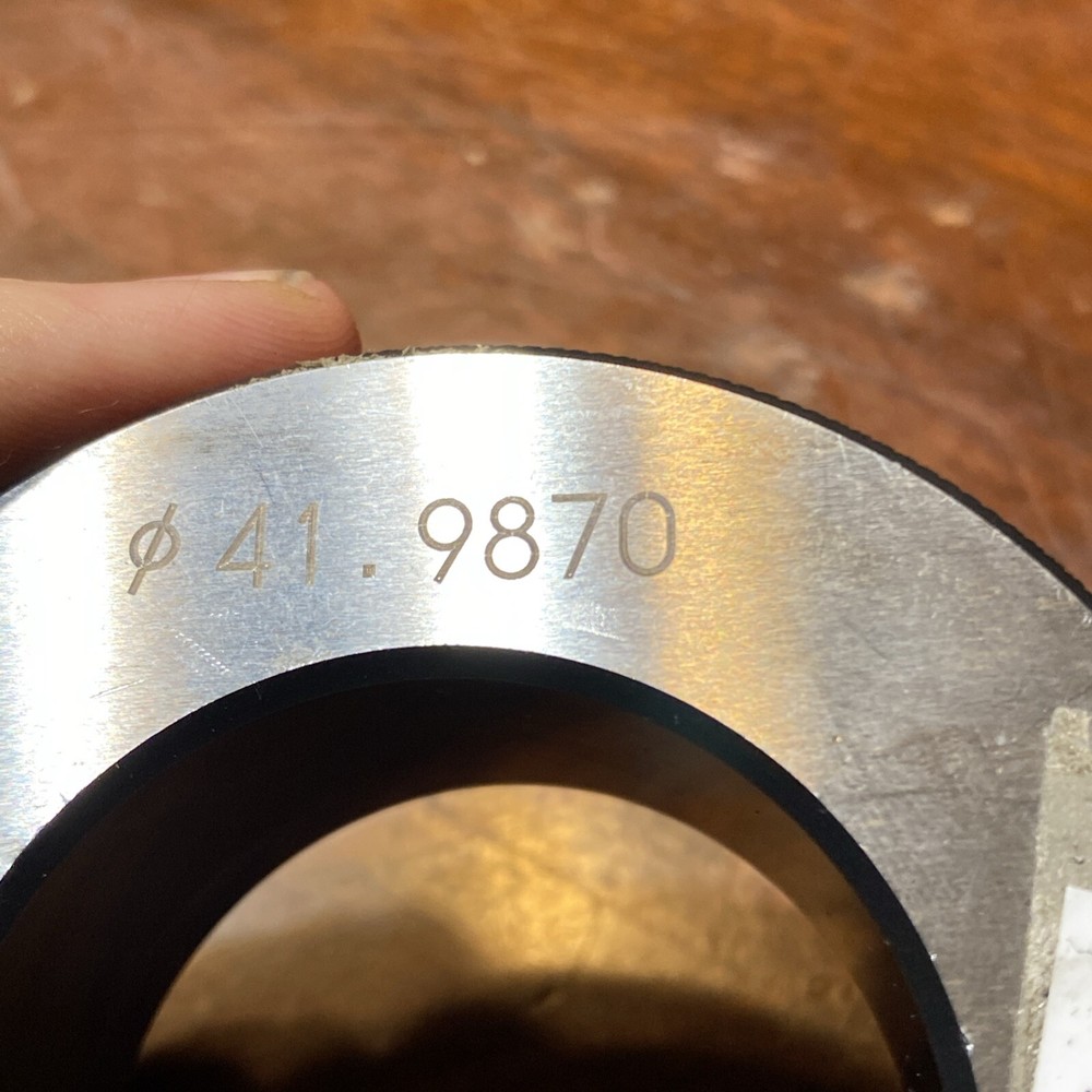 Smooth Plain Bore Ring Gage 41.9870mm 8J77115 (D16)