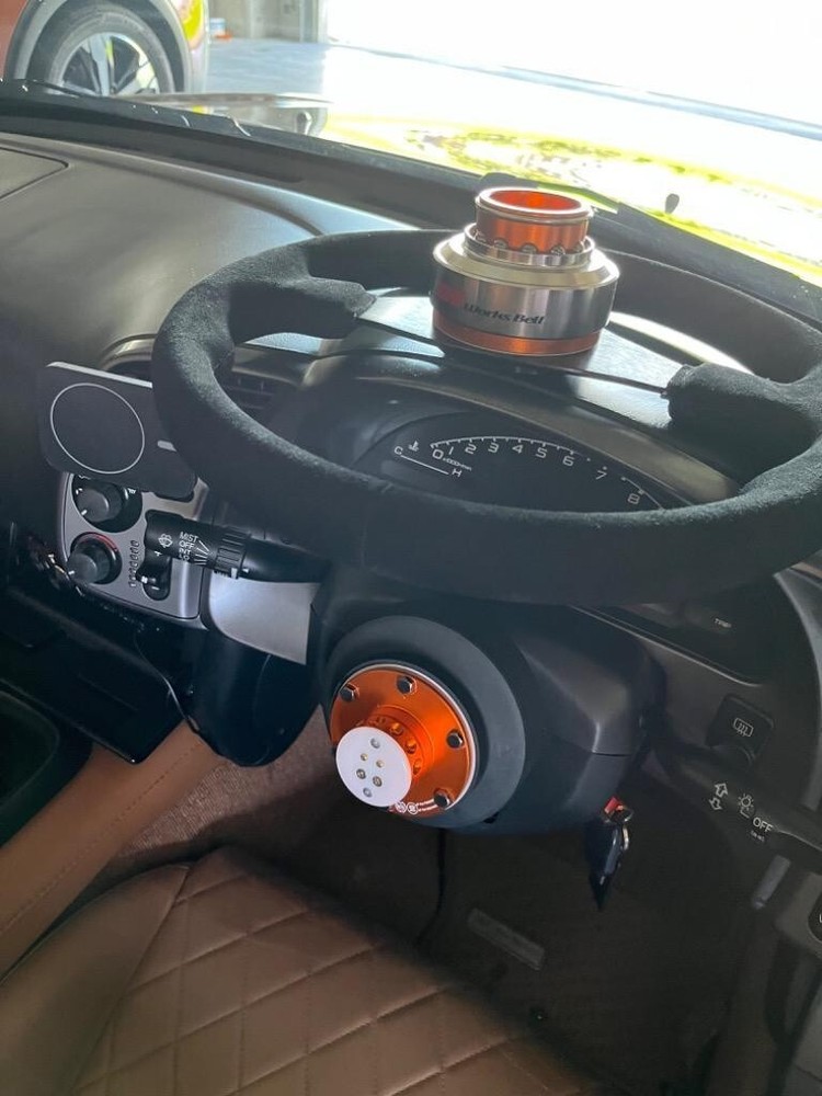 Works Bell genuine Ball Lock System RAPFIXⅡ Removable steering boss 103360 Orang