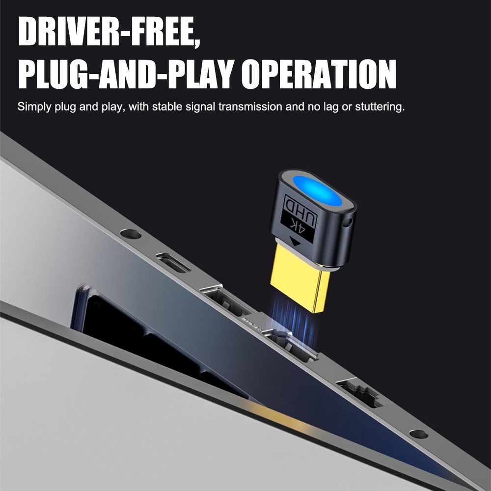 HDMI Virtual Display Emulator Headless Plug Support 4K EDID for Windows Linux