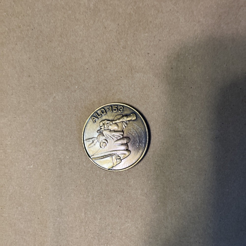 Westinghouse Tail Warning ALQ-153 Challenge Coin