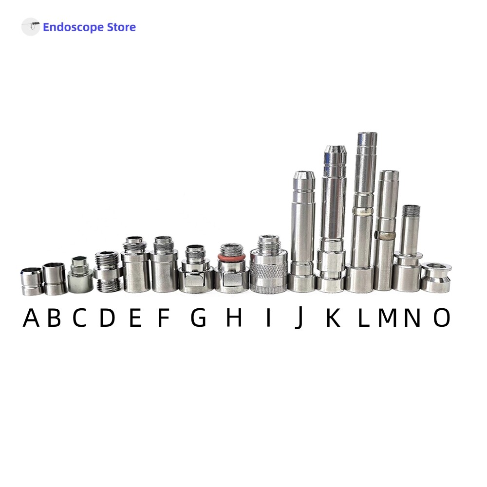 Endoscope Light Source Optical Fiber Cable Interface Adapter Convert Connector