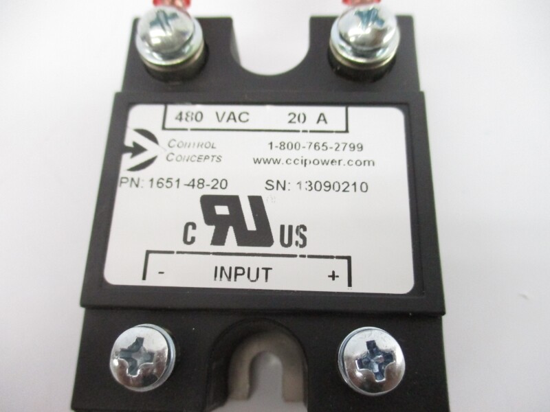 CONTROL CONCEPTS 1651-48-20 480VAC 20A UNMP
