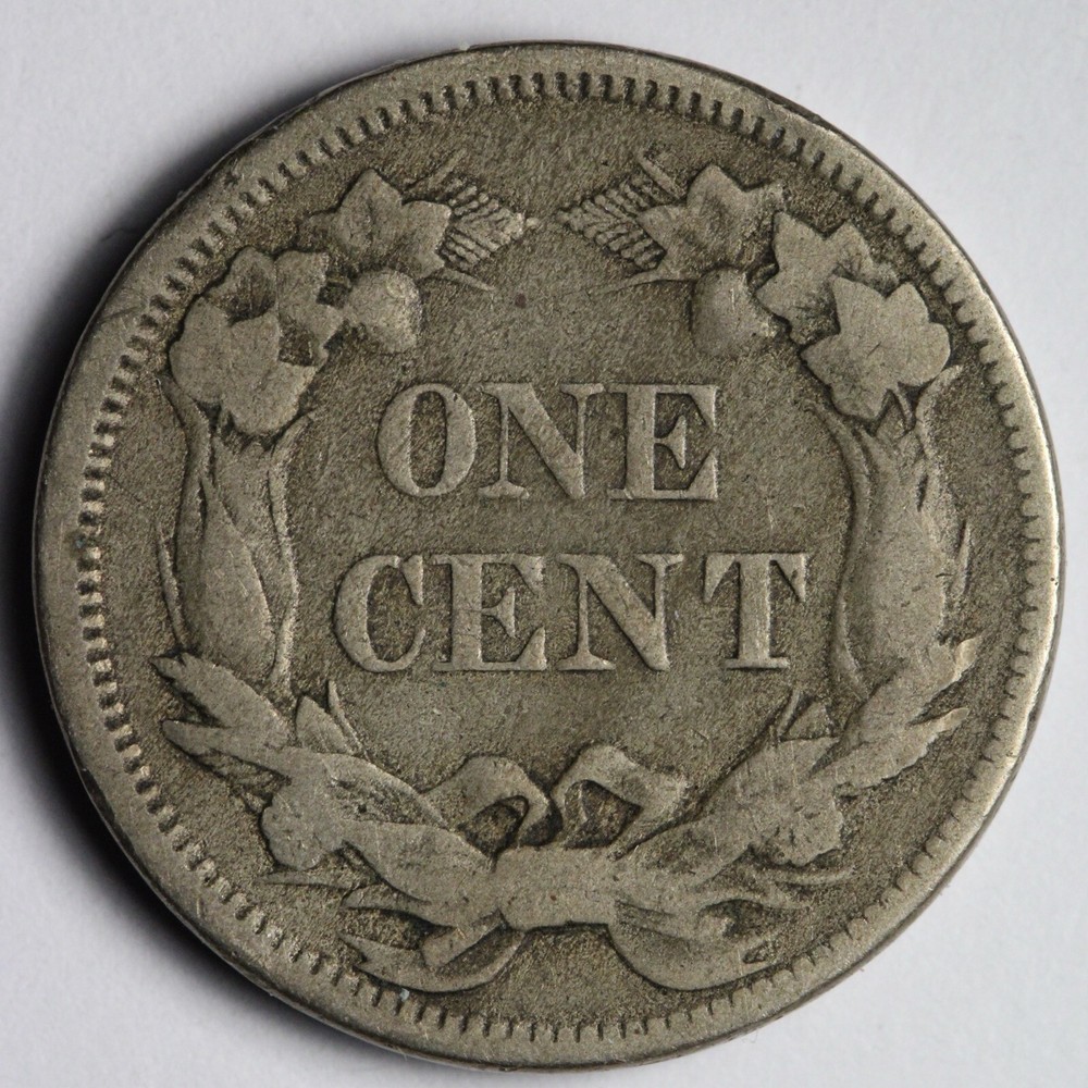 1858 S.L. Flying Eagle Cent Penny VF E107 ITEM