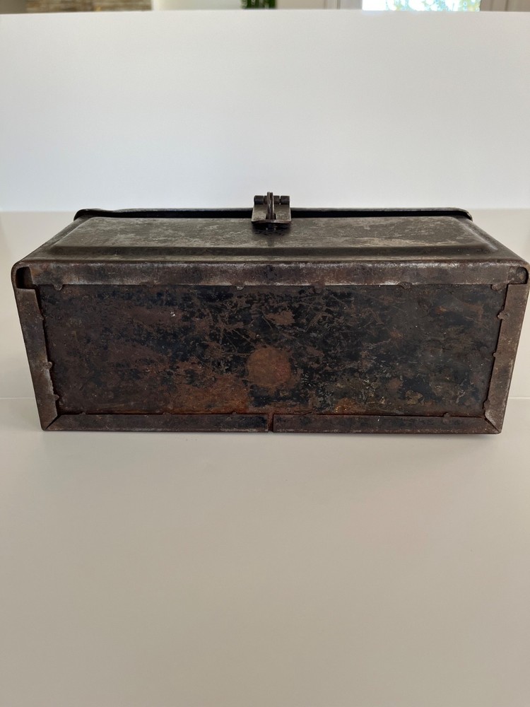 Vintage Fordson Toolbox Original Embossed for Tractor