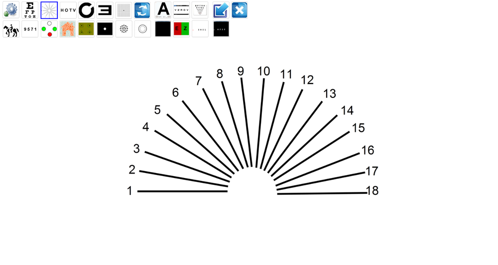 OptivisionChart Snellen Optotypes Ishihara Visual Acuity Software