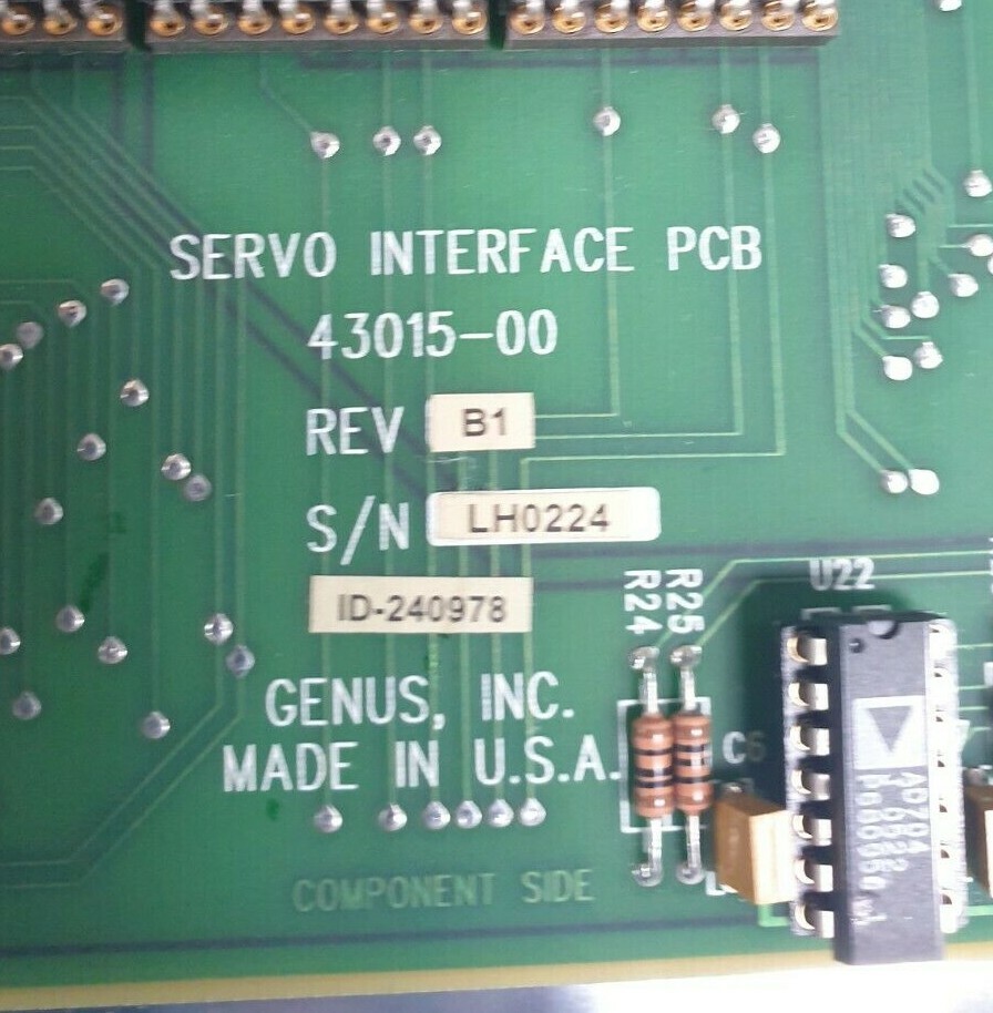 GENUS 43015-00 REV B1 SERVO INTERFACE PCB (R3S9.4)