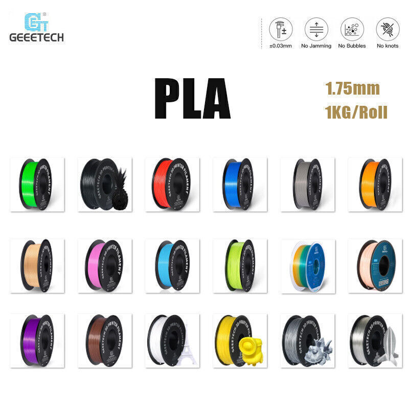 Geeetech 3D Printer 1KG PLA Filaments 1.75mm Regular PLA Precision Consumables