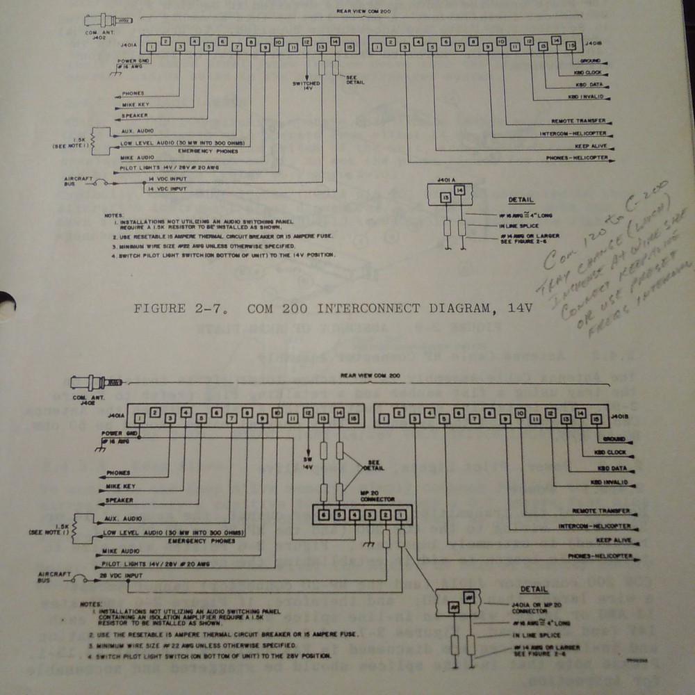 Narco Com 200 TSO Transceiver Install Manual