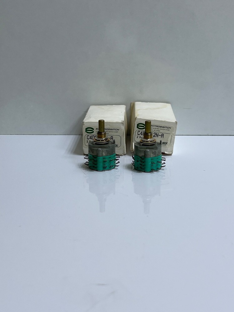 (LOT 2 PCS) ELECTROSWITCH C4D0212N-A ROTARY SWITCH