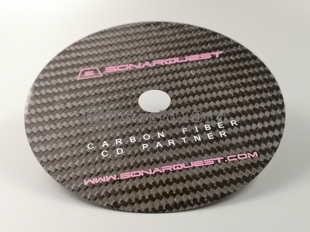 1x Hifi Carbon Fiber Precision CD Mat Stabilizer Harmonizer Partner