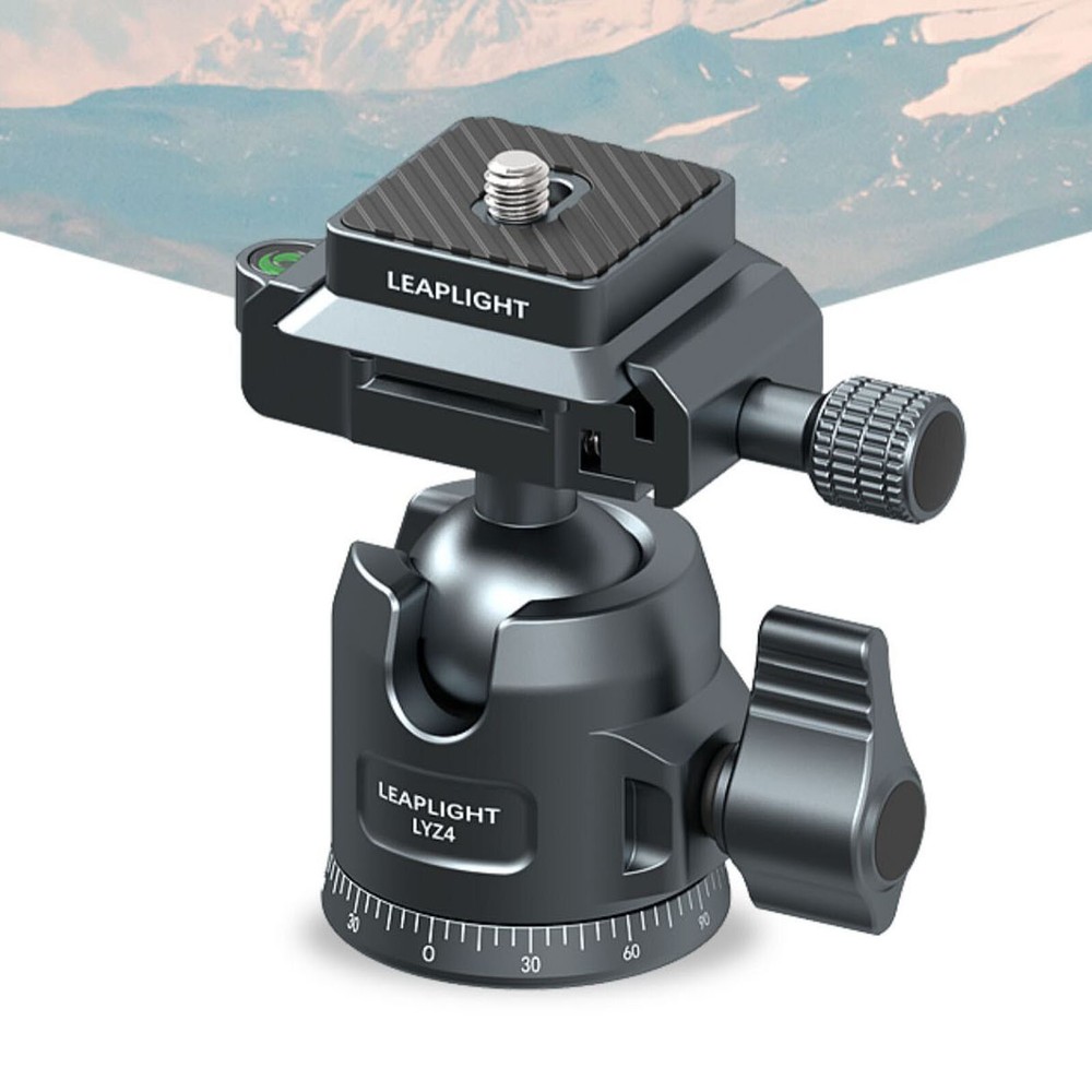 360 Rotating Panoramic Portable Tripod Ball Head Mount Quick Release Heavy Duty