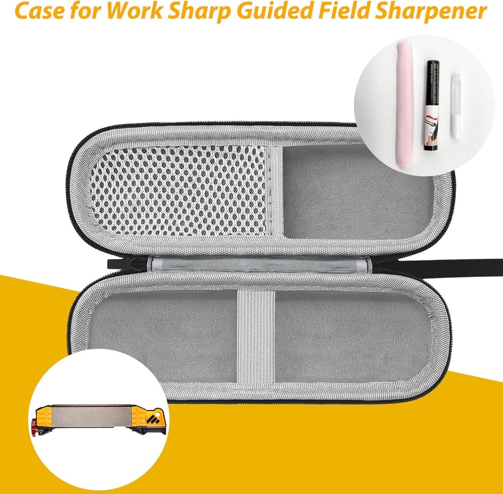 Hard Travel Carrying Case for Work Sharp Guided Field Sharpener Black