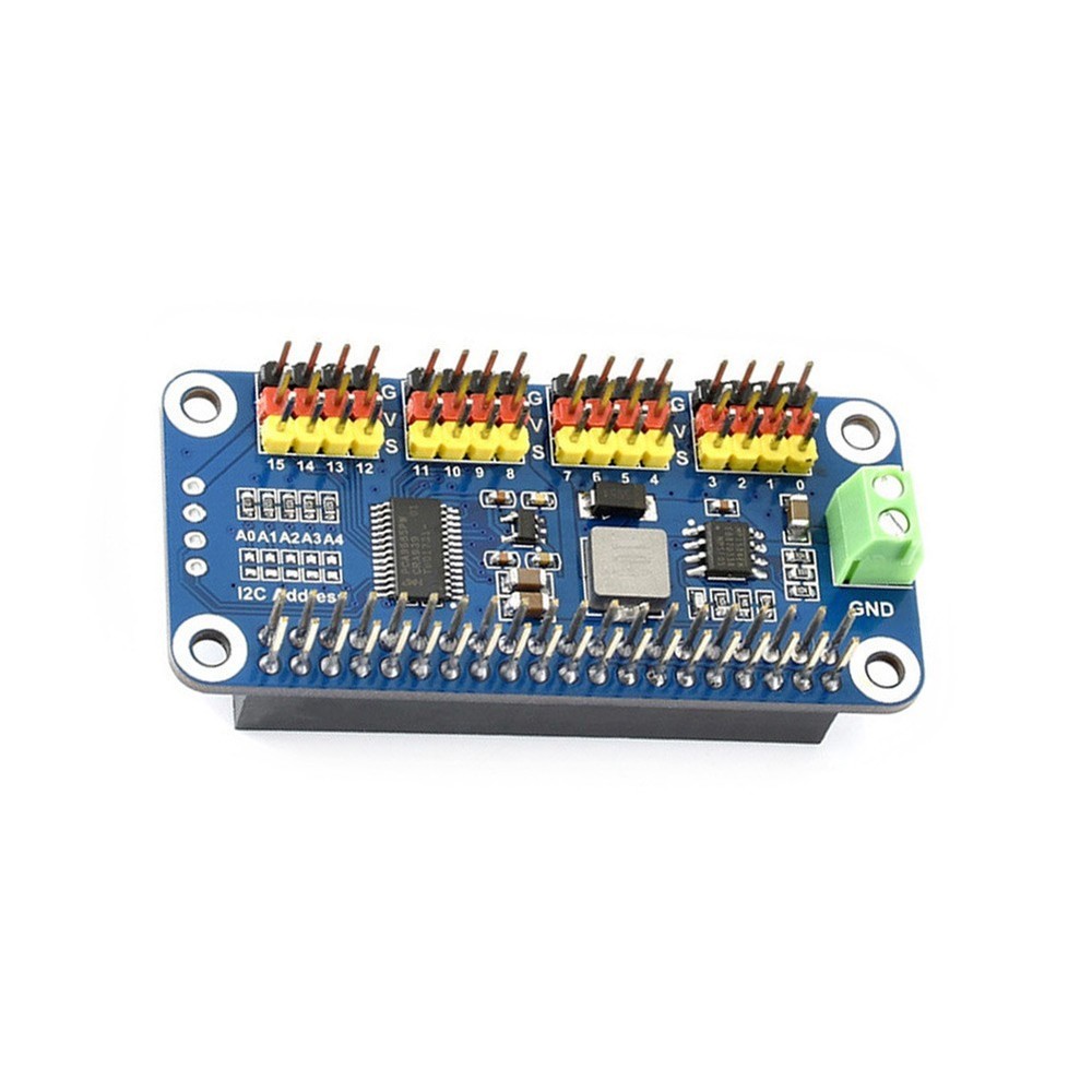 16 Channel For PWM Driver Board for For robotic Arm Projects with I2C Interface