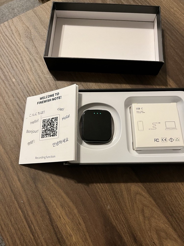Ai Voice Activated Recorder Note AI .06% Distortion Windows Apple Android Linux