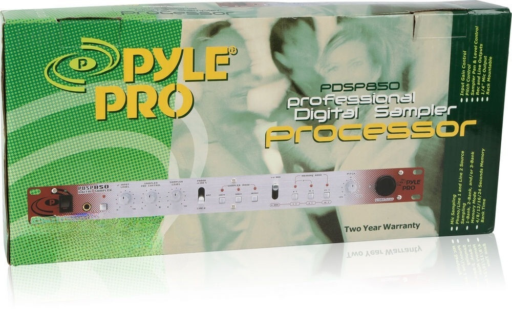 Pyle-Pro PDSP850 19'' Rack Mount Professional Digital Processor Sampler NIB