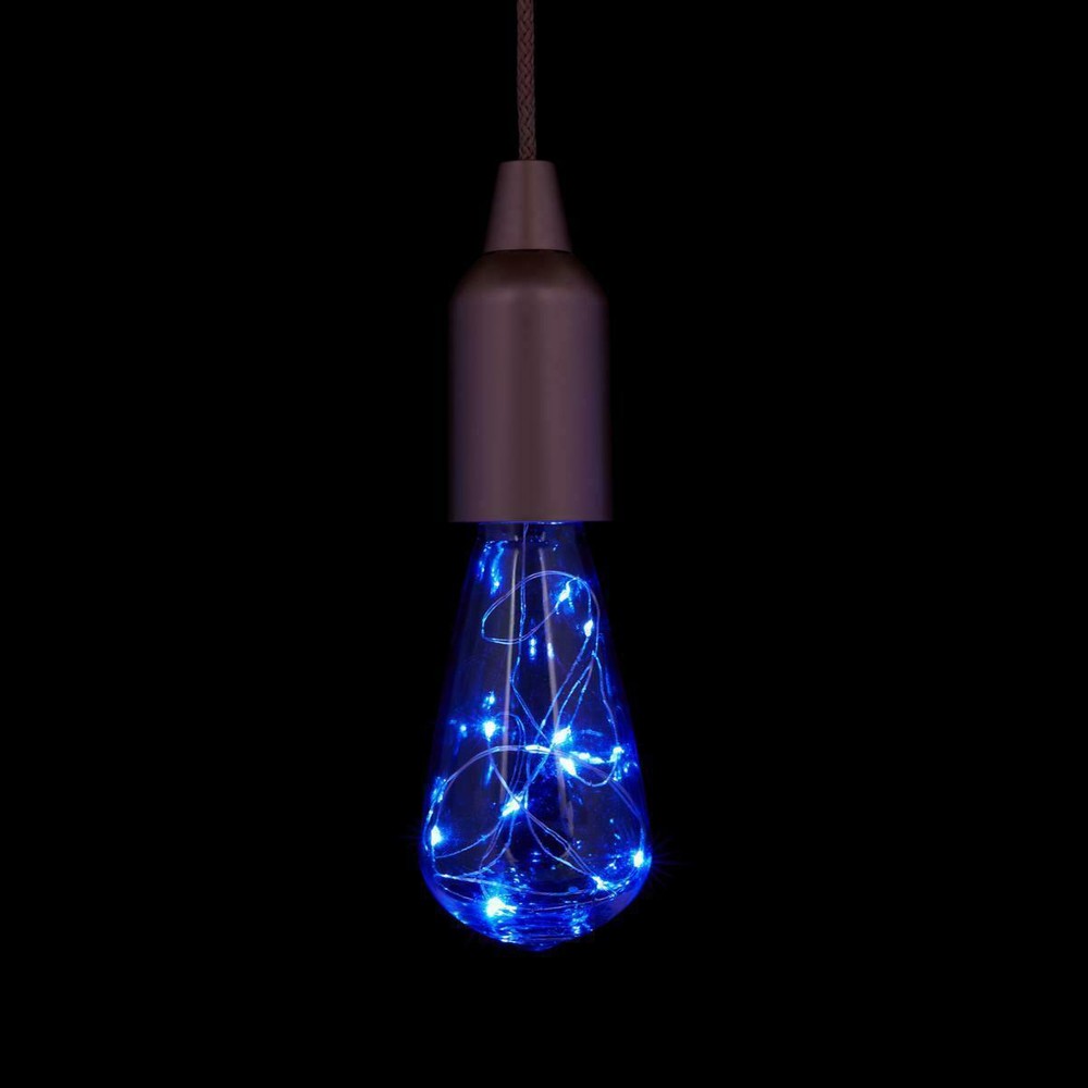 Improvements 4-Pack LED Edison Firefly Fairy Pull Lights w/ Remote, Rose