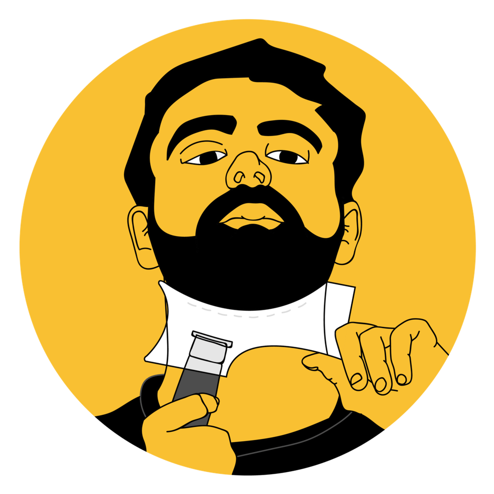Beard Shaping Tool and Hair Trimmer Guide - Plus Version