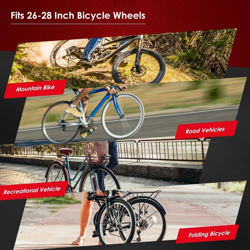 Adjustable Resistance Indoor Steel Bicycle Exercise Stand
