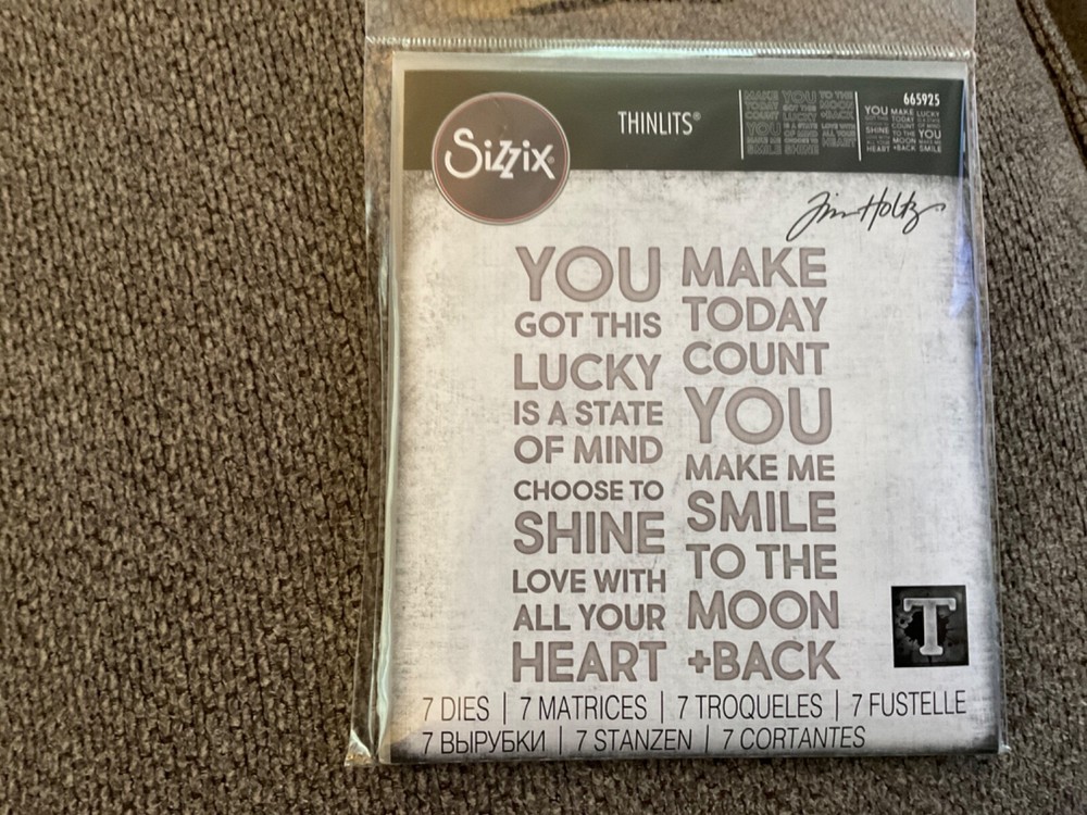 Tim Holtz / Sizzix 665925 Bold Text #2