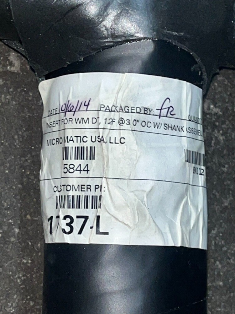 Micromatic Kool-Rite 1737-L - Incl 12-SS Faucets & Long Shank - READ DESCRIPTION