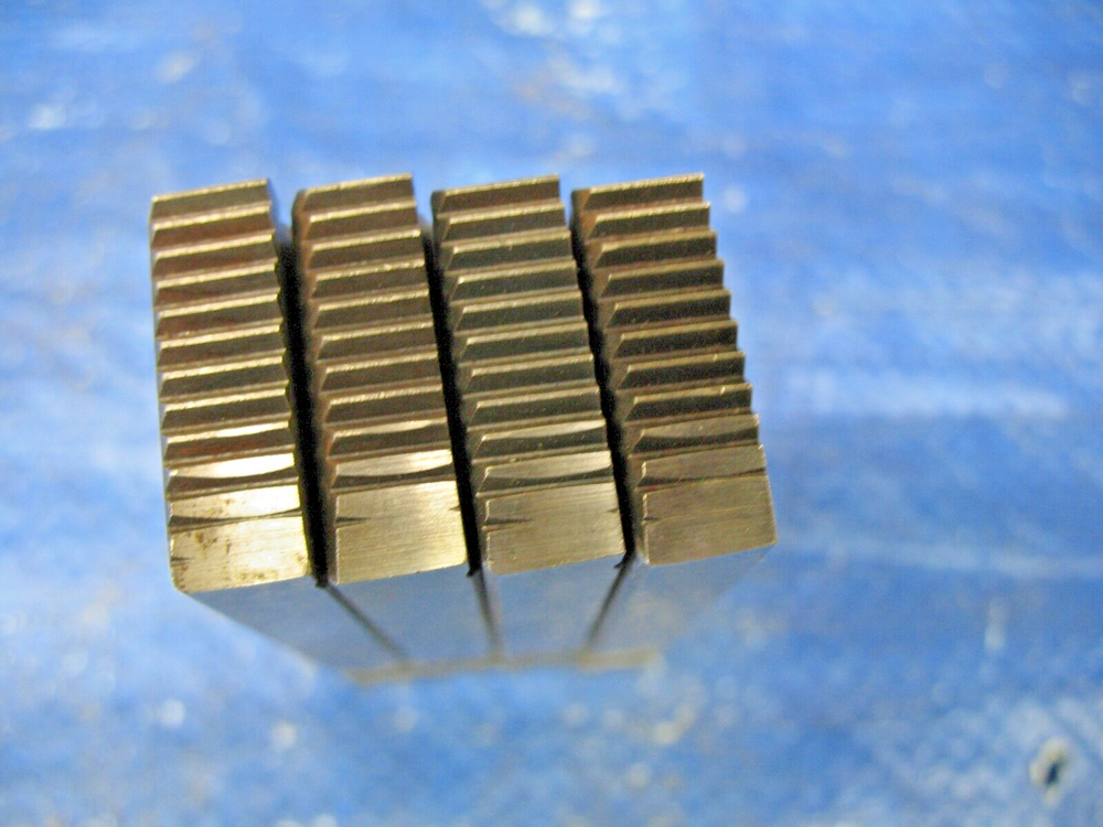 4 Count Ridgid 9/16"-12" UNC Universal Bolt Dies NOS