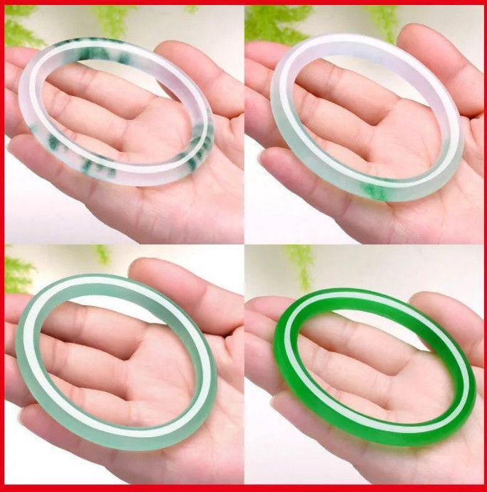 Natural Beautiful Multi color selection Jade jadeite bracelet bangle 56-66mm AAA
