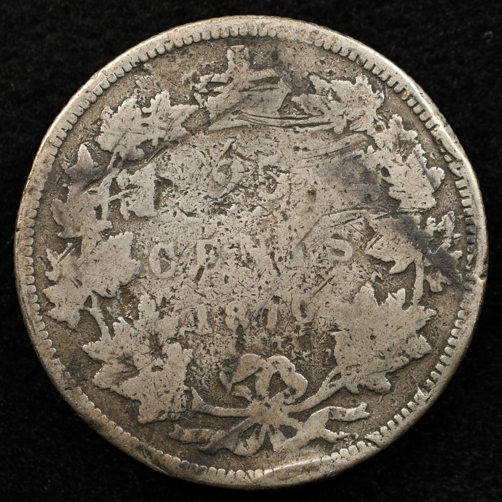 Canada 25 Cents 1870, Coin, Silver, Inv#H655