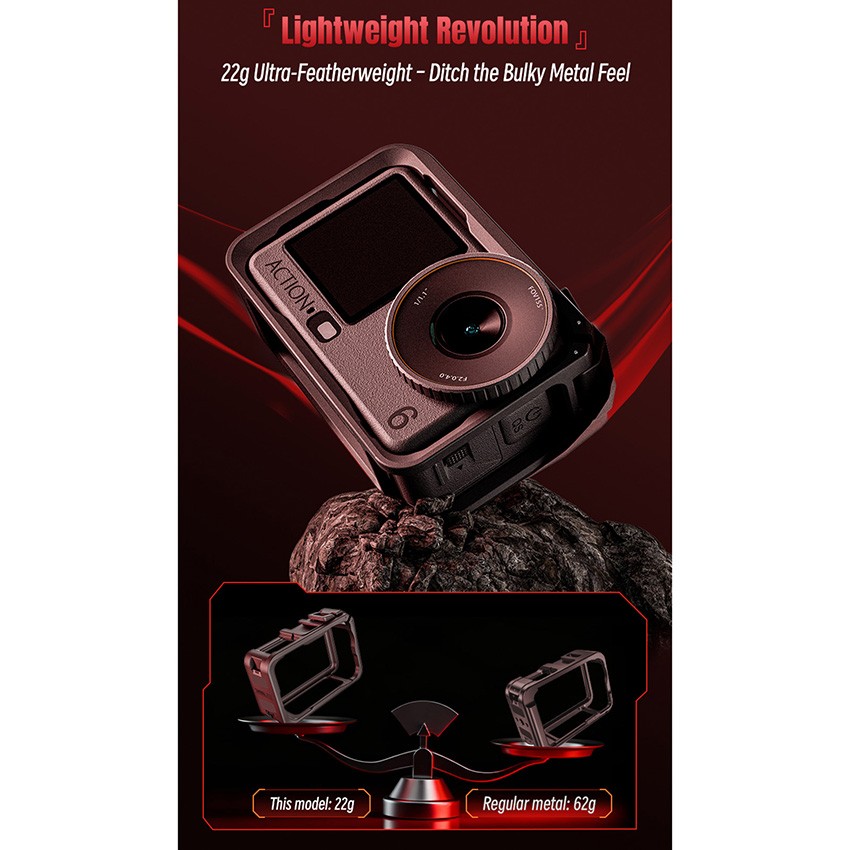 Protective Frame Plastic Rabbit Cage Accessories for DJI OSMO ACTION 6 Part