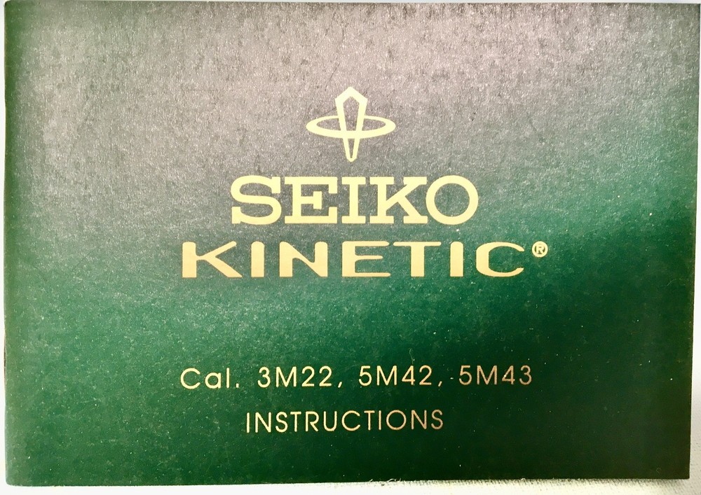 SIX (6) SEIKO ASSORTED INSTRUCTIONS BOOKLETS,