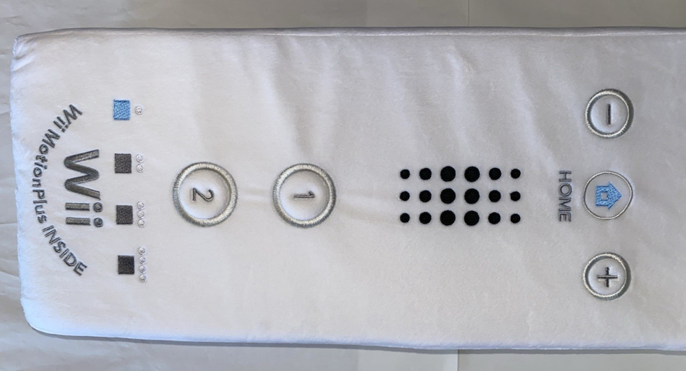 Nintendo Museum Kyoto Limited Wii controller big cusion