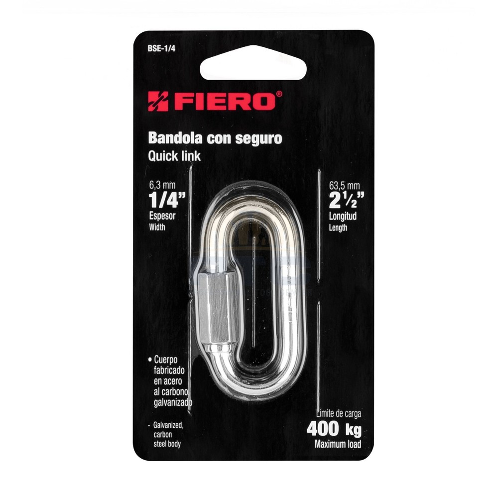 Fiero BSE-1/4 1/4" steel strap with lock