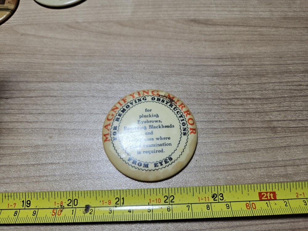 Vintage Celluloid Pocket Mirror