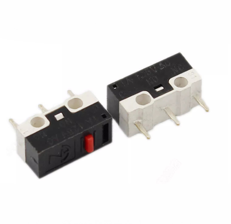 10Pcs Mouse Micro Switch 3P With handle button/Without handle 2A 125V AC