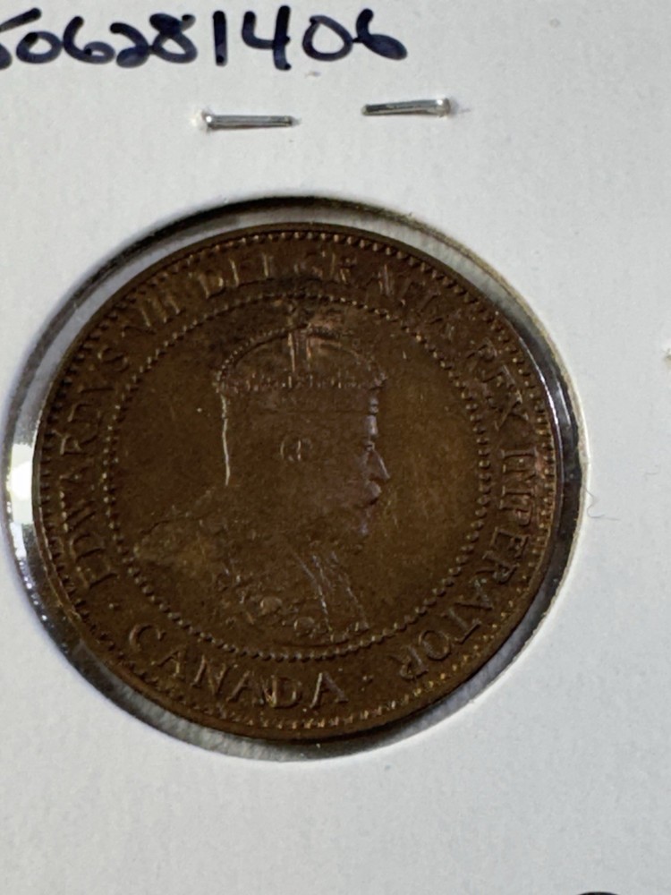 1906 Canada Large Cent Bronze Coin