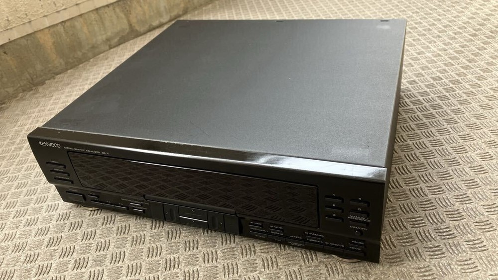 KENWOOD GE-7i Graphic Equalizer Stereo Audio Component Operation confirmed.