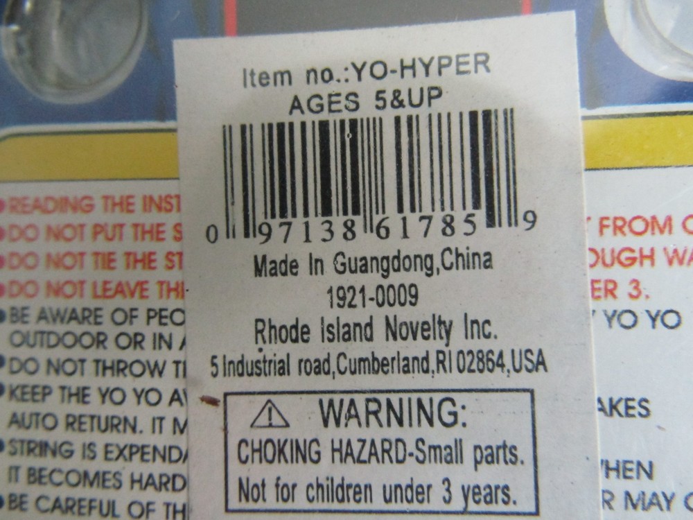 Hyper Yoyo Blue Professional Yoyo w/Auto Return System