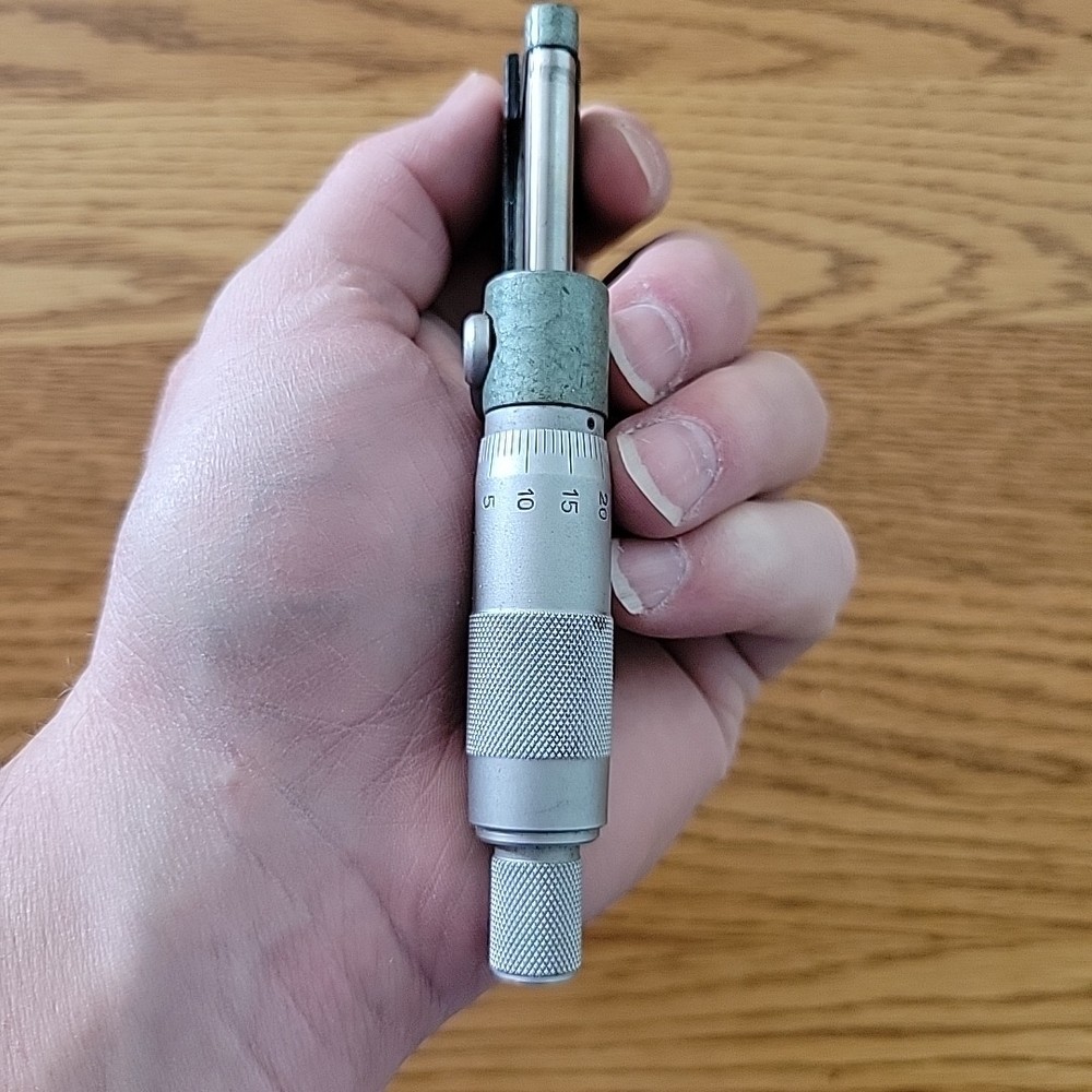 Vintage Tool Micrometer Model 938 Central Forge 0-25mm