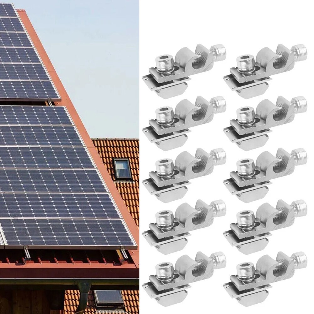 Solar-Panel Solar-Mounting System Ground Grounding Lug Standard Grounding Clips