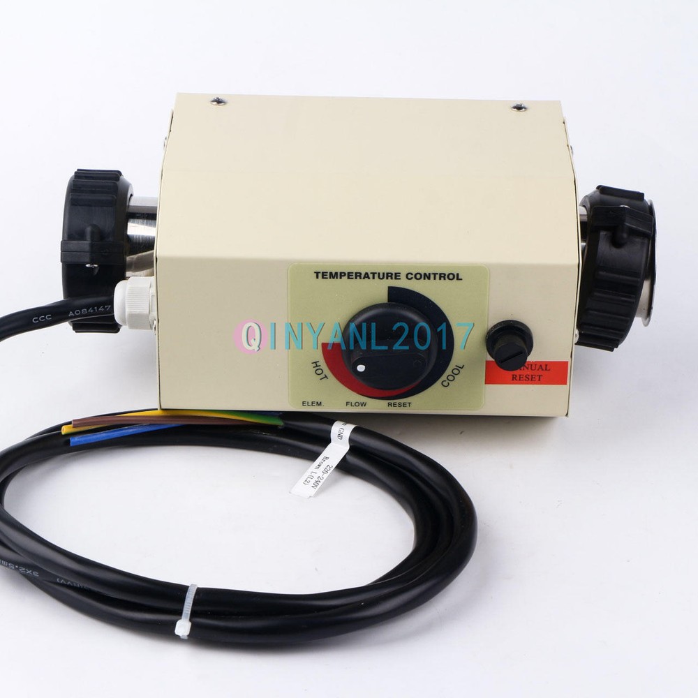Electric Swimming Pool Heater SPA Water Bath Hot Tub Thermostat Heater 3KW B-M3