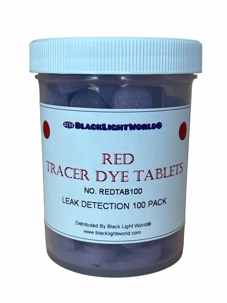 TRACER DYE RED FLUORESCENT 100 TABLETS