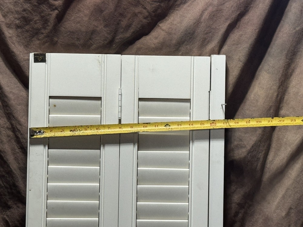 Folding Wood Louver Plantation Window Shutters Interior Panel 15 Available Read