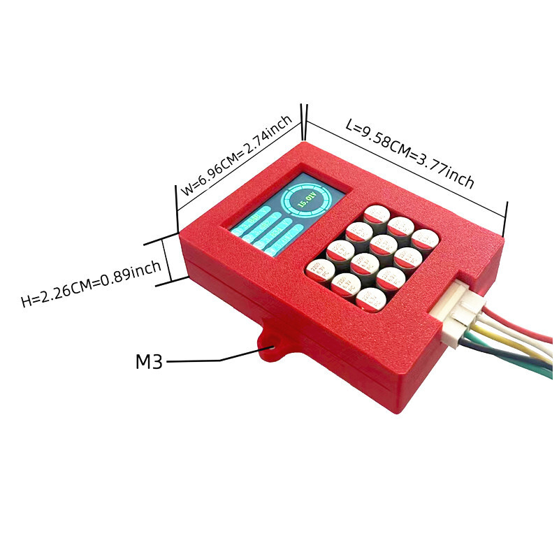 4S Li-ion LiFePo4 Battery Pack 5A Active Equalizer Balancer with Voltage display