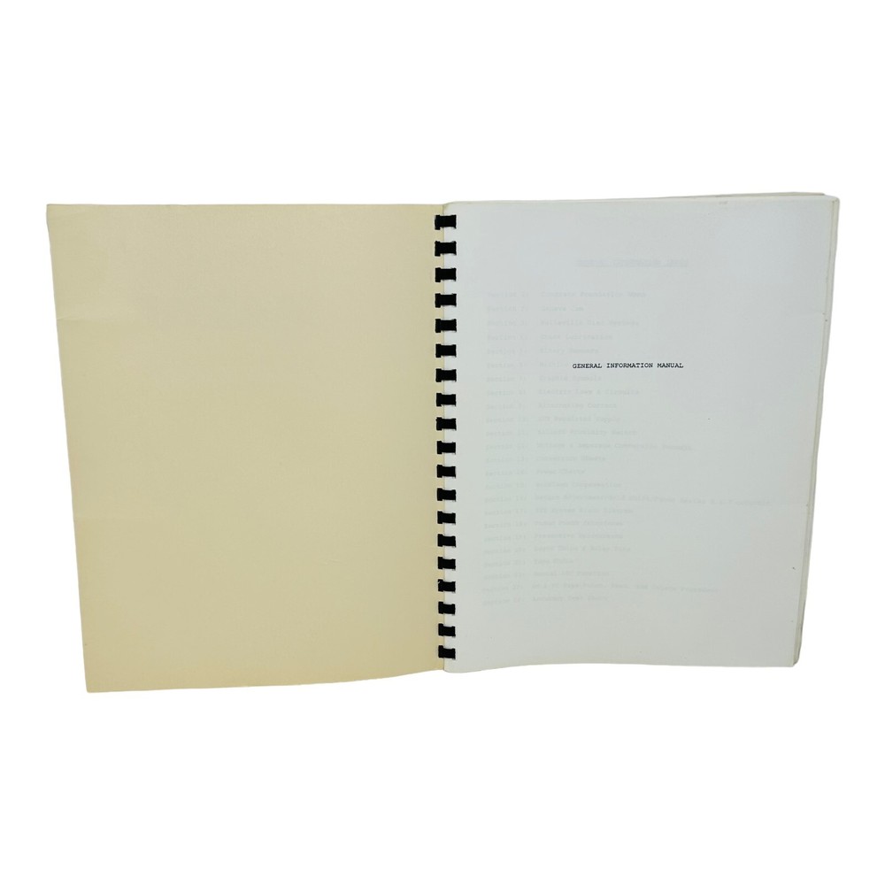 MAZAK GENERAL INFORMATION MANUAL
