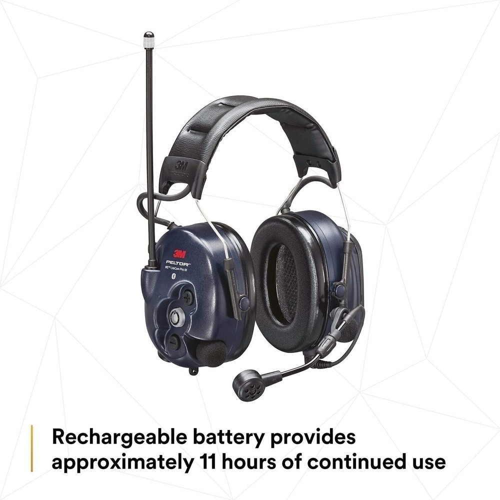 3M PELTOR LiteCom PRO III Headset, Headband, Professional Grade