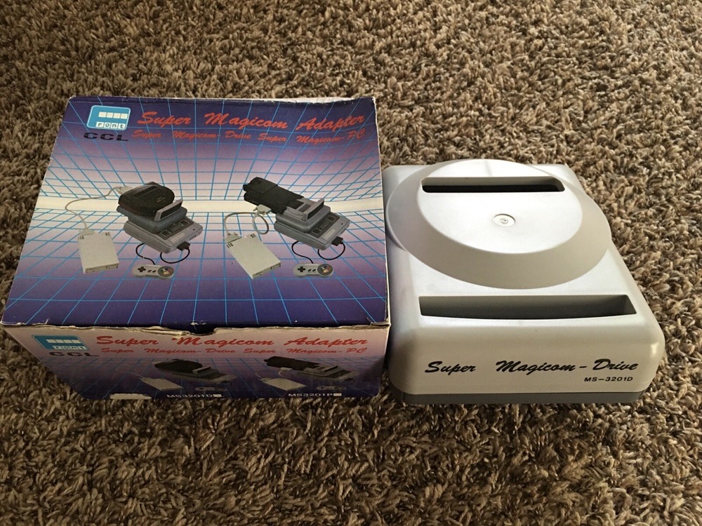 Super Magicom Adapter For Famicom / Rare!