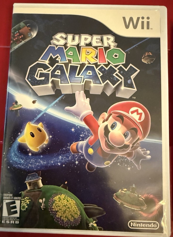 Super Mario Galaxy Nintendo Wii Game Complete CIB Tested/ Working Video Game